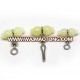 Glow Beads Fishing Tackle Accessories Barrel Fishing 3 way Triple Rolling Swivels Connector