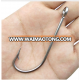 34007 Stainless Steel Fishing Hooks White Big Extra Long Shank Fishing Hook Size 1/0 2/0 3/0 4/0 5/0 6/0 7/0 8/0 9/0 10/0