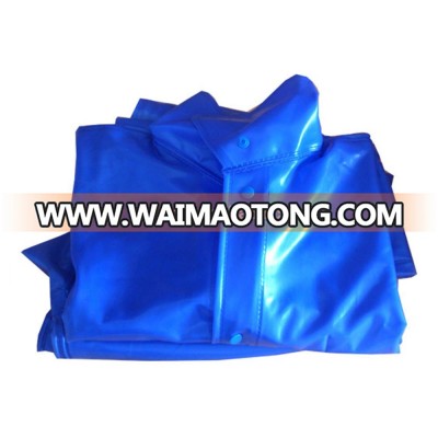 working rubber raincoat for commercial squid fisherman