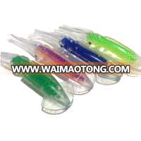 Soft plastic squid fishing lure fresh salt water fishing tackle manufacturer sale soft plastic lures sport fishing teaser