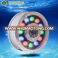 Waterproof IP68 Outdoor 6W/9W/12W/18W underwater light housing AC/DC led underwater light