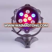 Waterproof IP68 landscape lighting DMX 512 control RGB led underwater light